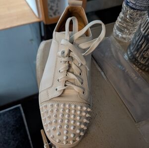 Christian Louboutin White Leather Sneaker